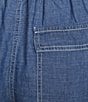 Blu Pepper Denim Tie Front Shorts - Image 4