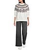 Blu Pepper Fair Isle Long Sleeve Sweater - Image 3