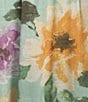 Color:Mint Multi - Image 3 - Floral Print Short Sleeve Smocked Bodice Tiered Midi Dress
