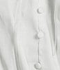 Blu Pepper Flutter-Sleeve Lace-Trimmed Crop Top, Color:White - Image 4