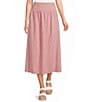 Blu Pepper Gingham Coordinating Midi Skirt - Image 1