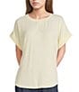 Blu Pepper Knit Short Sleeve Top - Image 5