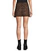 Blu Pepper Leopard Print Mini Skirt - Image 2
