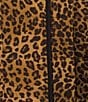 Blu Pepper Blu Pepper Leopard Print Quilted Mock Neck Jacket, Color:Brown Multi - Image 5