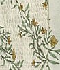 Blu Pepper Linen Blend Floral Print Coordinating Cropped Top, Color:Cream Multi - Image 4