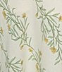 Blu Pepper Linen Blend Floral Print Coordinating Maxi Skirt, Color:Cream Multi - Image 4