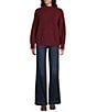 Blu Pepper Mock Neck Long Sleeve Sweater - Image 3