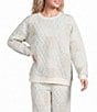 Blu Pepper Multi Floral Patchwork Long Sleeve Coordinating Crewneck - Image 1