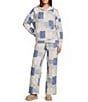 Blu Pepper Multi Floral Patchwork Printed Quilted Long Sleeve Hoodie - Image 3