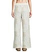 Blu Pepper Multi Floral Patchwork Quilted Lounge Coordinating Pants - Image 2