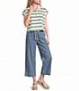 Blu Pepper Relaxed Wide Leg Denim Pant - Image 3