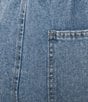 Blu Pepper Relaxed Wide Leg Denim Pant - Image 4