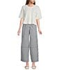 Blu Pepper Short Sleeve Button Front Top Tee - Image 3