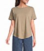 Blu Pepper Short Sleeve Exposed Seam Knit Top - Image 5