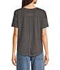 Blu Pepper Short Sleeve Exposed Seam Knit Top - Image 2