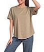 Blu Pepper Short Sleeve Exposed Seam Knit Top - Image 5