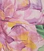 Color:Pink Multi - Image 3 - Short Sleeve Floral Print Midi Dress