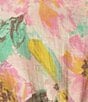 Color:Ivory Multi - Image 3 - Sleeveless Floral Print Ruffle Strap Midi Dress