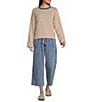 Blu Pepper Striped Boxy Long Sleeve Top - Image 3