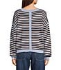 Blu Pepper Striped Long Sleeve Knit Sweater - Image 2