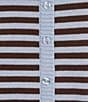 Blu Pepper Striped Long Sleeve Knit Sweater - Image 4