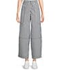 Blu Pepper Striped Pocket Wide Leg Pants - Image 1