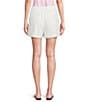 Blu Pepper Tie Front Mid Rise Flat Front Shorts - Image 2