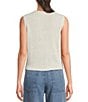 Blu Pepper Tie Front Sleeveless Knit Cardigan - Image 2