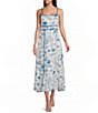 Blu Pepper Tropical Printed Maxi Dress - Image 1