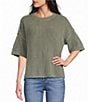 Blu Pepper Washed Drop Shoulder Sweater - Image 1