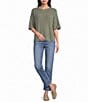 Blu Pepper Washed Drop Shoulder Sweater - Image 3
