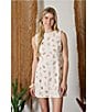 Blu Pepper Western Printed Sleeveless Denim Mini Dress - Image 4