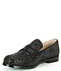 betsey johnson rhinestone loafers