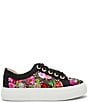 Blue by Betsey Johnson Bonny Floral Embroidered Platform Sneakers - Image 2