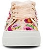 Blue by Betsey Johnson Bonny Floral Embroidered Platform Sneakers - Image 6
