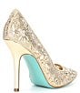 Color:Light Gold - Image 2 - Blue by Betsey Johnson Chic Cut-Out Rhinestone Dress Pumps