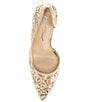 Color:Light Gold - Image 5 - Blue by Betsey Johnson Chic Cut-Out Rhinestone Dress Pumps