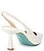 Color:Ivory - Image 2 - Blue by Betsey Johnson Clark Pearl Slingback Pumps