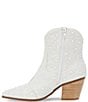 Color:Pearl - Image 3 - Blue by Betsey Johnson Diva Bridal Pearl Embellished Western Booties
