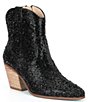 Blue By Betsey Johnson Diva Rhinestone Western Booties | Dillard's