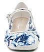 Color:Blue Floral - Image 4 - Blue by Betsey Johnson Ezra Floral Bead Mary Jane Pumps