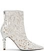 Blue by Betsey Johnson Jack Floral Cut Out Embellished Booties - Image 3