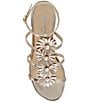 Blue by Betsey Johnson Joyce Gladiator Floral Pearl Embellished Sandals - Image 5