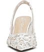 Blue by Betsey Johnson Kit Sequin Beaded Slingback Pumps - Image 6