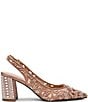Blue by Betsey Johnson Kit Sequin Beaded Slingback Pumps - Image 3