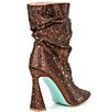Color:Brown - Image 2 - Blue by Betsey Johnson Mac Rhinestone Slouchy Booties