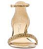Color:Gold - Image 4 - Blue by Betsey Johnson Mari Block Heel Dress Sandals