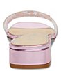 Color:Pink - Image 4 - Blue by Betsey Johnson Mint Bridesmaid Glitter Clear Slides