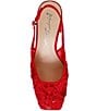 Blue by Betsey Johnson Ninah Mesh Embellished Slingback Pumps - Image 5