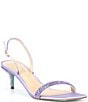 Color:Lavender - Image 1 - Blue by Betsey Johnson Rebel Rhinestone Kitten Heel Dress Sandals